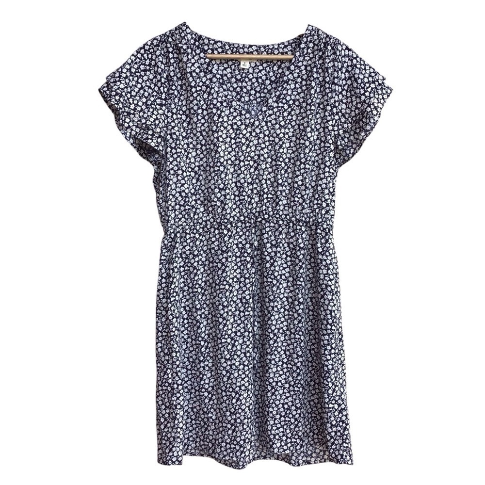 Goodthreads Navy Blue Ditzy Floral Dress NEW